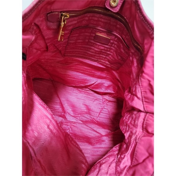 Authentic Prada Nylon Tessuto Tote Bag Pink - Picture 8 of 15